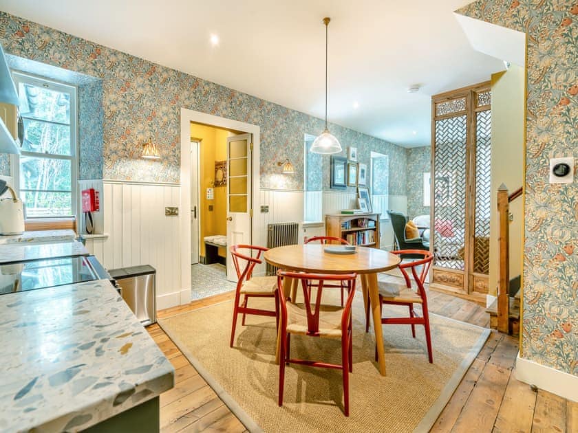 Kitchen/diner | Wardens Cottage - Croiscrag Lodge, Rannoch, near Pitlochry