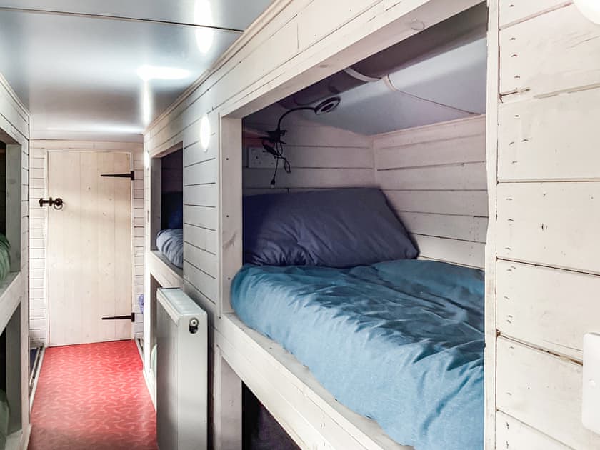 Bedroom | Archie The Double Decker Bus  - Tain Glamping, Tain