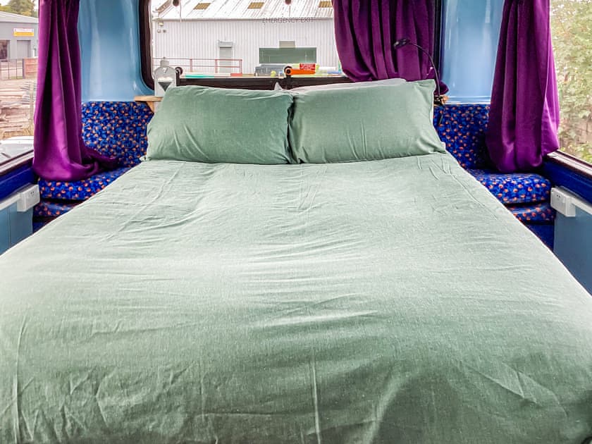 Bedroom | Archie The Double Decker Bus  - Tain Glamping, Tain