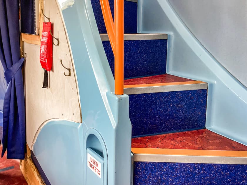 Stairs | Archie The Double Decker Bus  - Tain Glamping, Tain