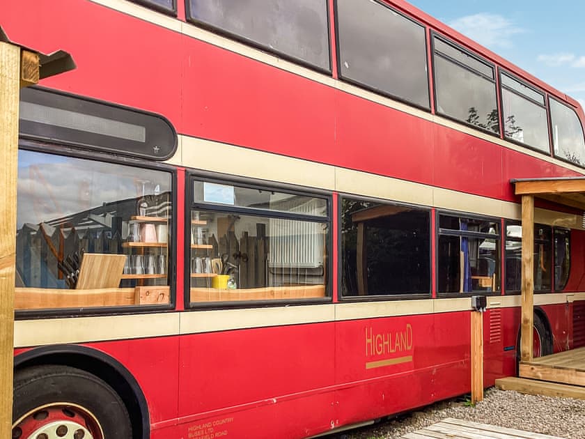 Exterior | Archie The Double Decker Bus  - Tain Glamping, Tain