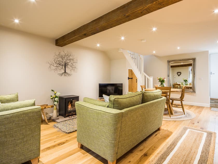 Open plan living space | James Cottage, Buxton