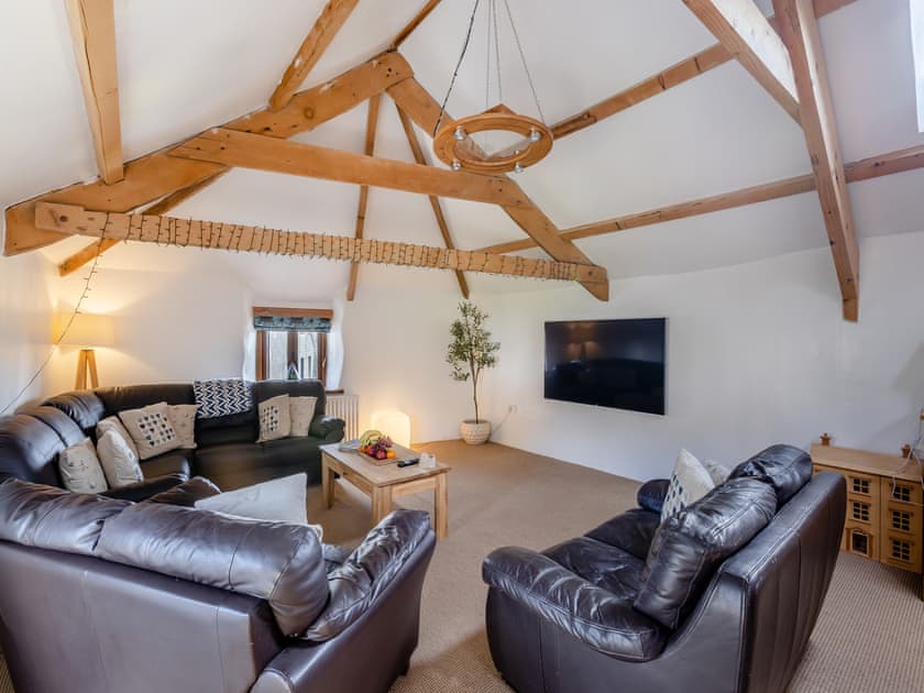 Open plan living space | Higher Churchtown Farm - Proper Job - Higher Churchtown Farm Barns, Tresmeer, near Launceston