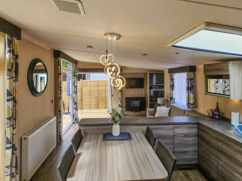 Dining Area | Pigeon Coo Lodge, Hamstead