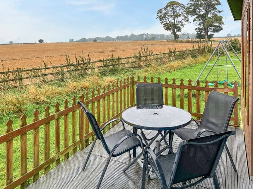 Sitting-out-area | Whorlton Lodge - Potto Fields Cottages, Potto, near Northallerton