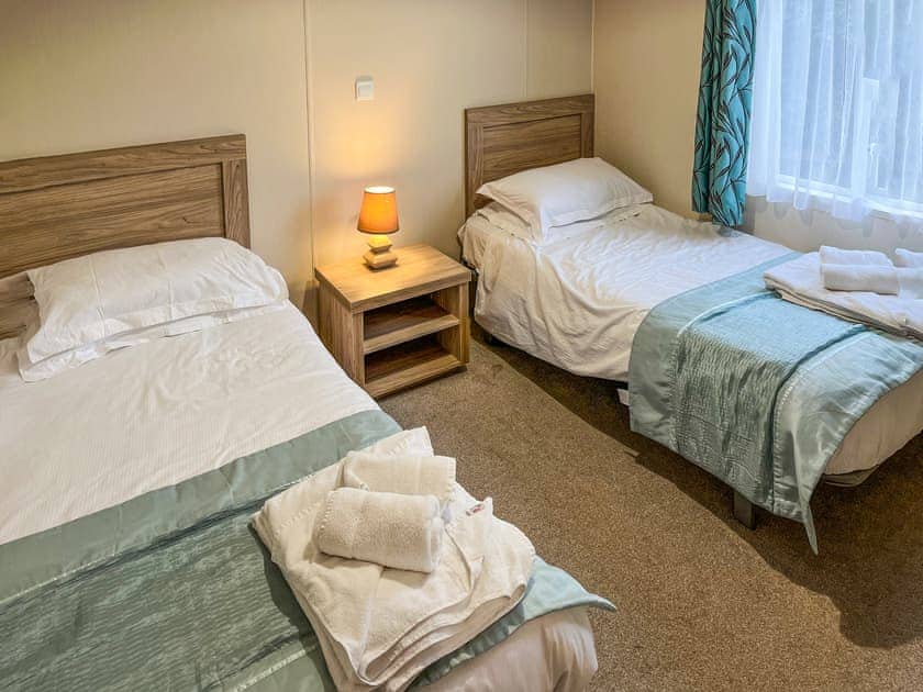 Twin bedroom | Whorlton Lodge - Potto Fields Cottages, Potto, near Northallerton