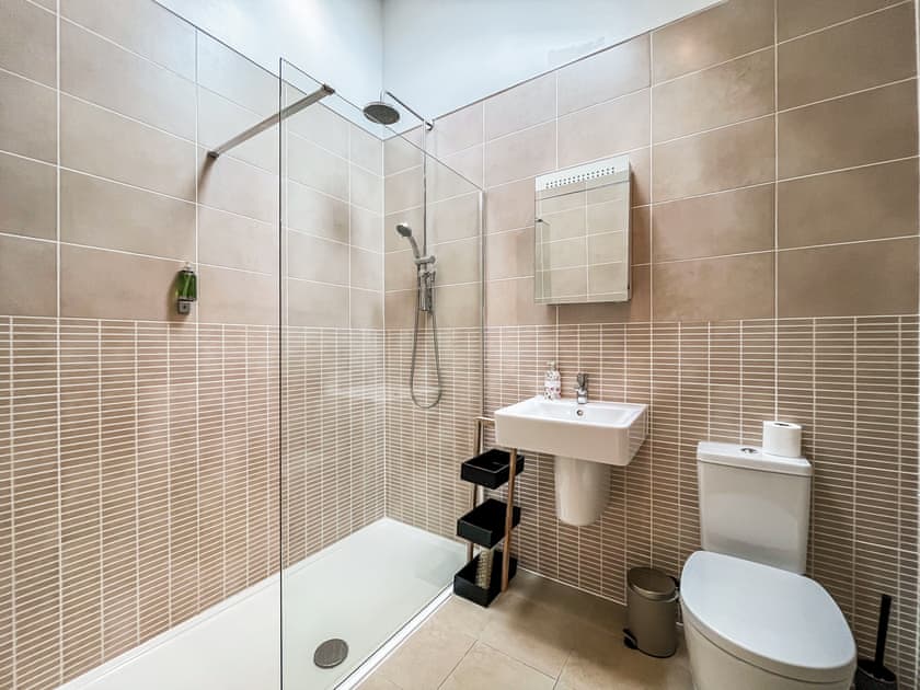 Shower room | Springfields, Dulcote, Wells