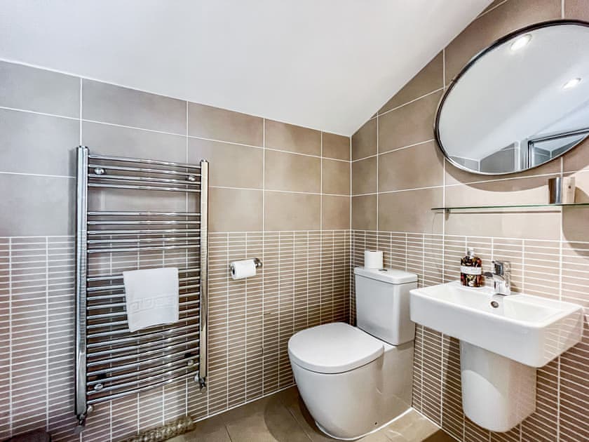 Shower room | Springfields, Dulcote, Wells