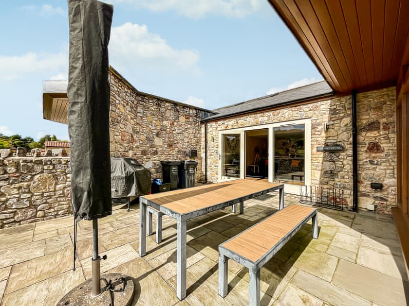 Sitting-out-area | Springfields, Dulcote, Wells