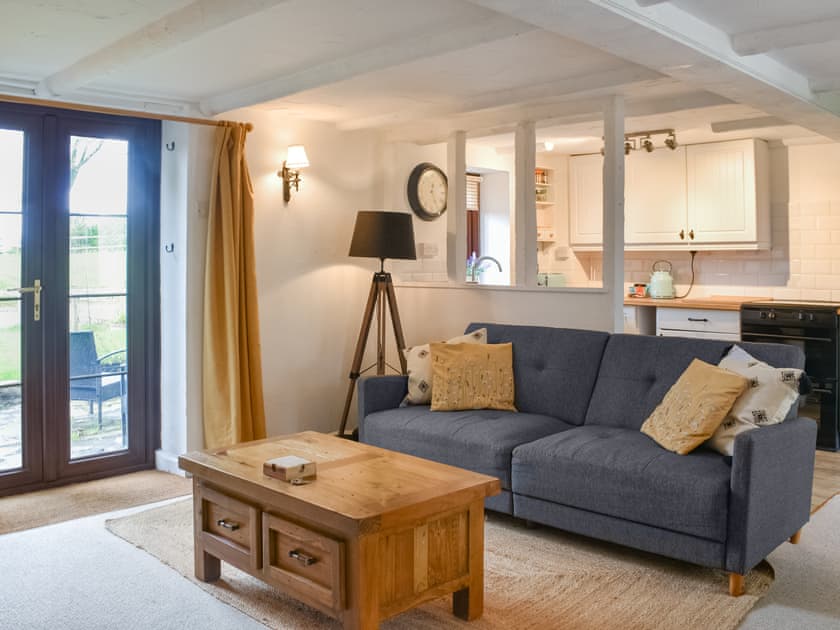 Open plan living space | May Cottage, Hartland