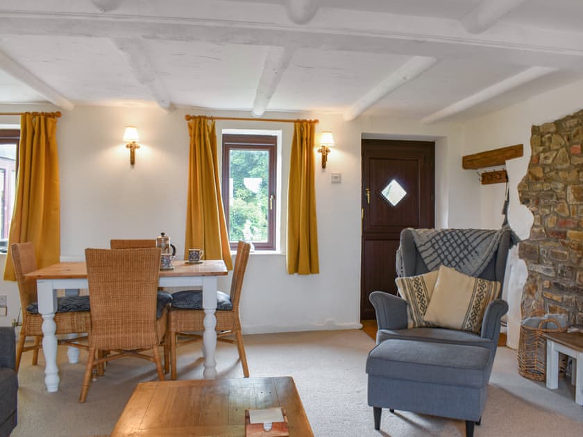 Open plan living space | May Cottage, Hartland