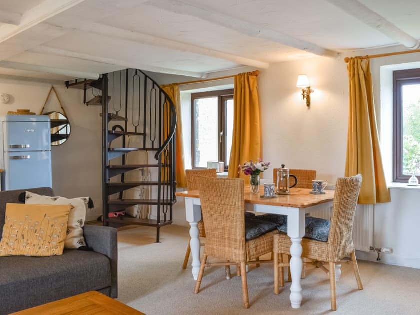 Open plan living space | May Cottage, Hartland