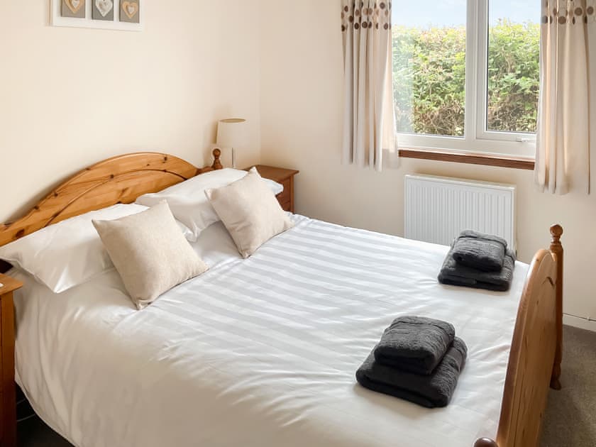 Double bedroom | Crumquhill Bungalow, Ringford, near Castle Douglas