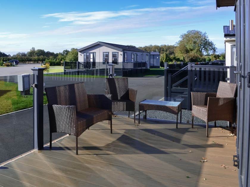Decking | Lodge 10 Bridlington Holiday Park  - Bridlington Holiday Park, Carnaby, near Bridlington
