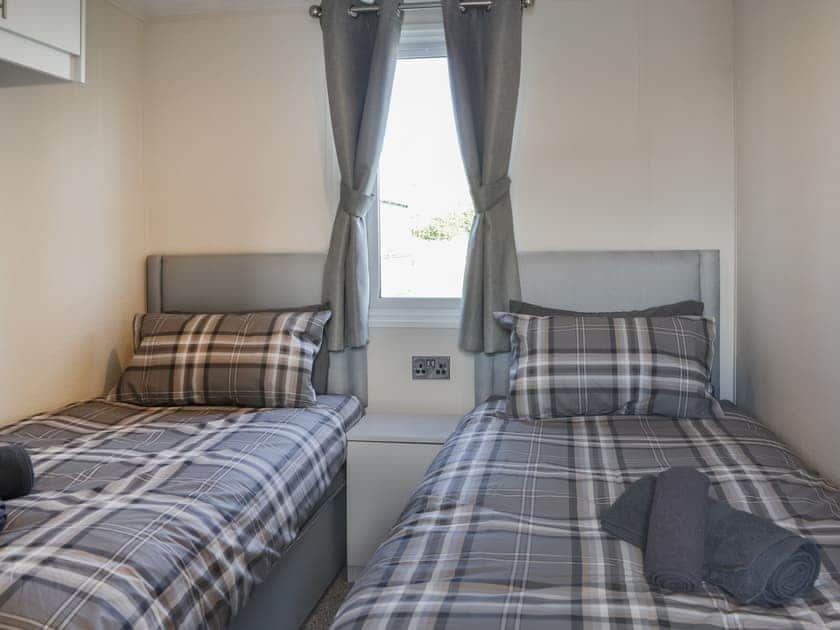 Twin bedroom | Lodge 42 Bridlington Holiday Park  - Bridlington Holiday Park, Carnaby, near Bridlington