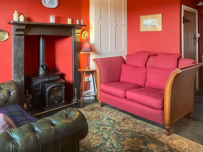 Elegant living room | Downhouse Cottage - Downhouse Cottages, Trebarwith, near Delabole