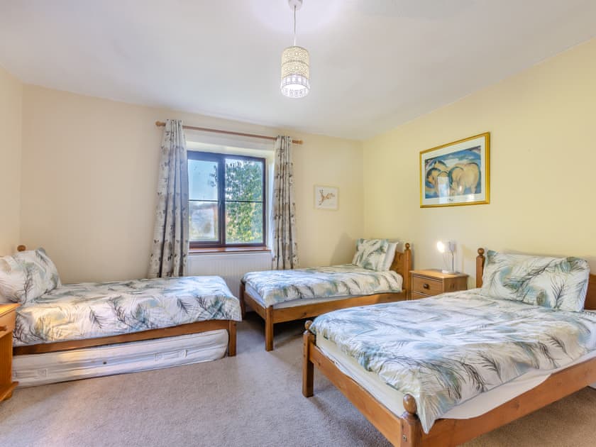 Bedroom | Sherrill Farmhouse - Sherrill Farm Holiday Cottages, Dunterton, near Tavistock
