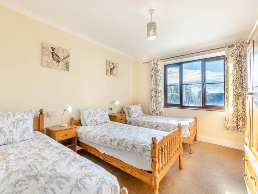 Bedroom | Sherrill Farmhouse - Sherrill Farm Holiday Cottages, Dunterton, near Tavistock