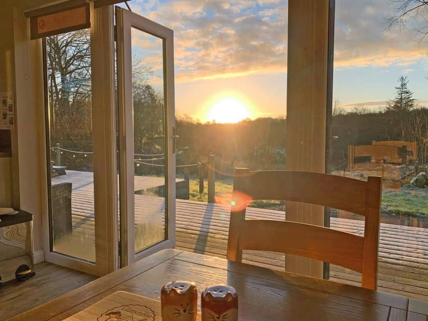 View | Cadno - Glanyrafon Lodges, Cwrt Newydd, near Llandysul
