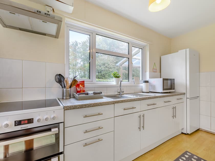 Kitchen | Pine Cottage - Golden Park, Hartland
