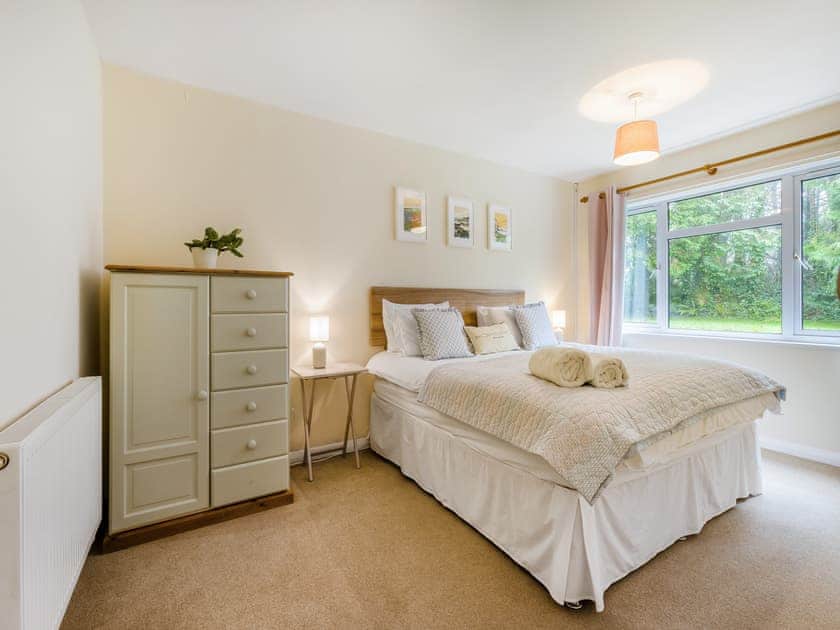 Double bedroom | Pine Cottage - Golden Park, Hartland