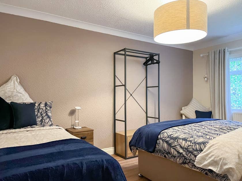 Twin bedroom | Pine Lodge, Tansley, near Matlock