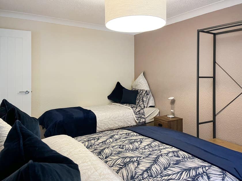 Twin bedroom | Pine Lodge, Tansley, near Matlock
