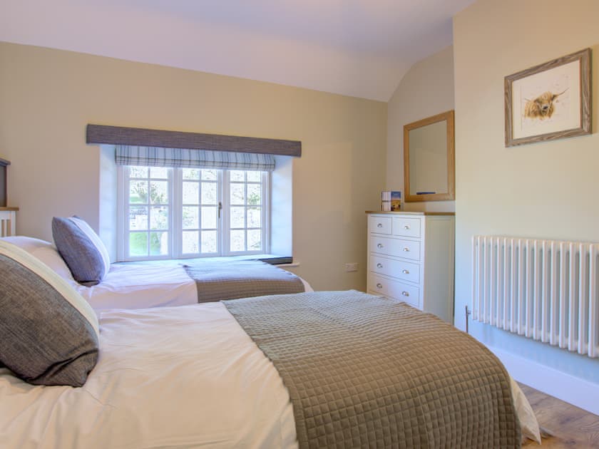 Twin bedroom | West House, Cowesby, near Thirsk