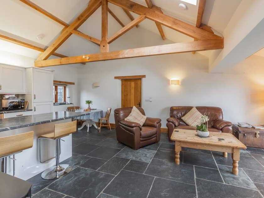 Open plan living space | The Cart House - Golden Park, Hartland