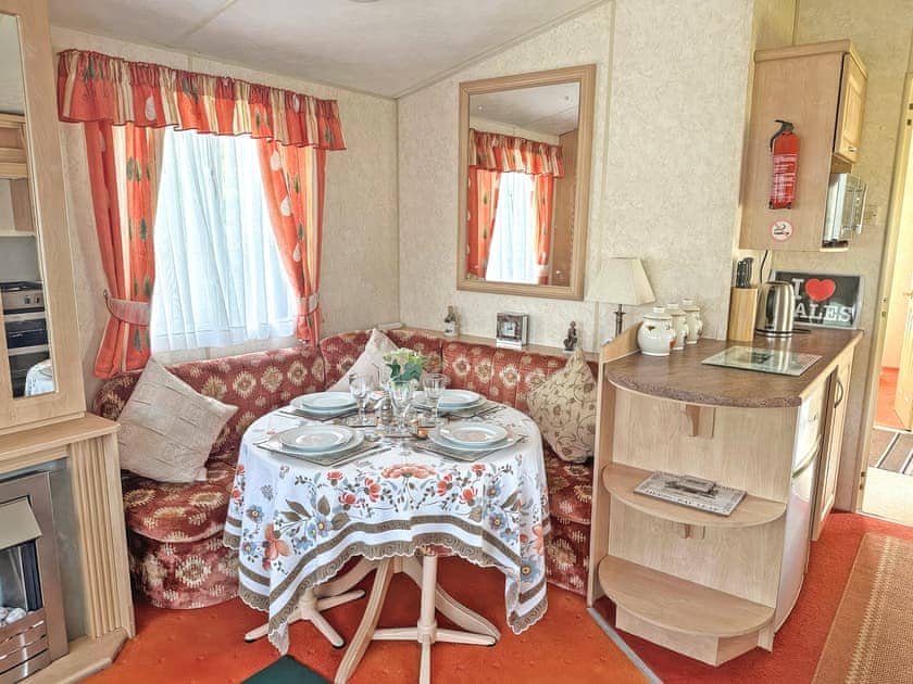 Dining Area | Caravan One - Nine Oaks, Oakford, near Llanarth