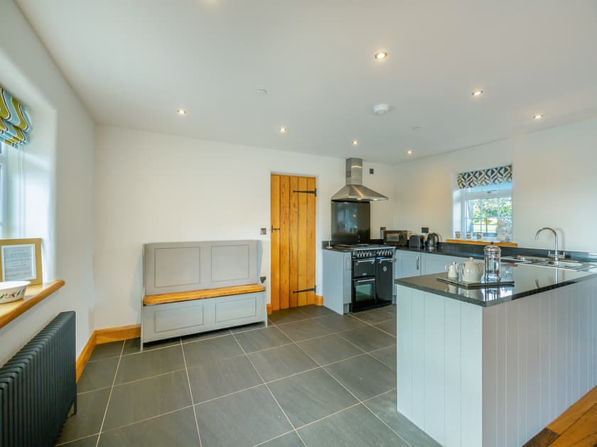 Kitchen area | Deri - Parc Wernol Cottages, Chwilog, near Pwllheli