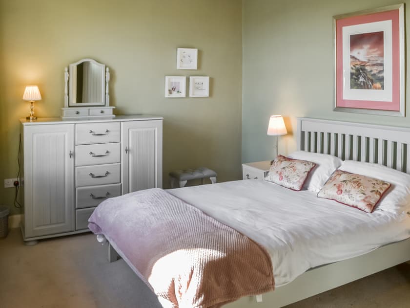 Comfortable double bedroom | The Cottage at Glororum, Bamburgh