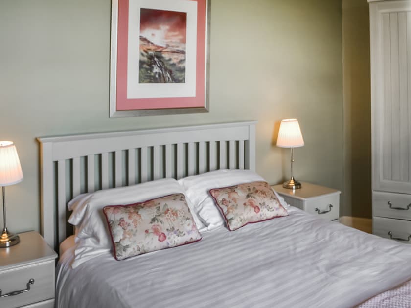 Comfortable double bedroom | The Cottage at Glororum, Bamburgh