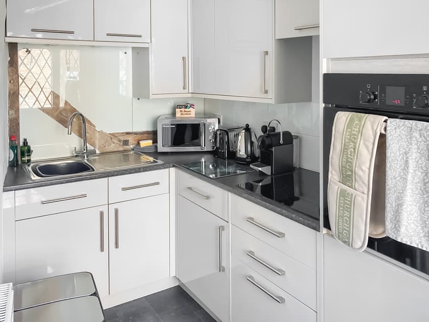 Kitchen | The Knights Apartment, Eastbridge Hospital - Eastbridge Canterbury, Canterbury