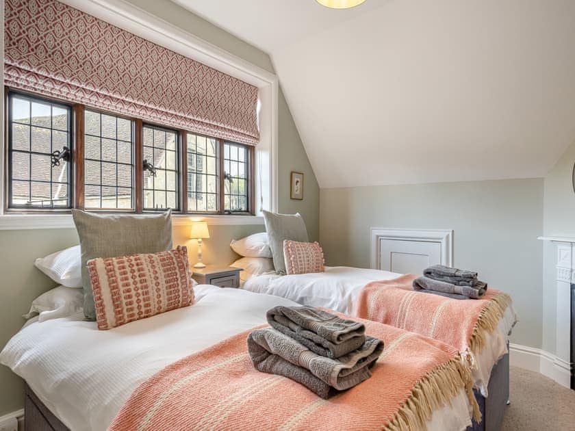 Twin bedroom | The Lodge - Sturminster Retreats, Sturminster Newton