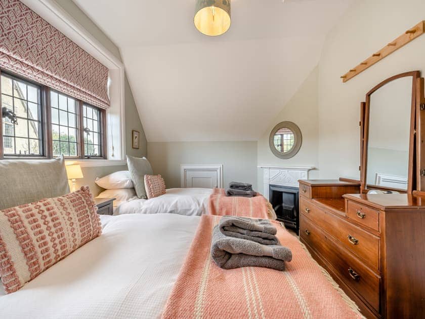 Twin bedroom | The Lodge - Sturminster Retreats, Sturminster Newton