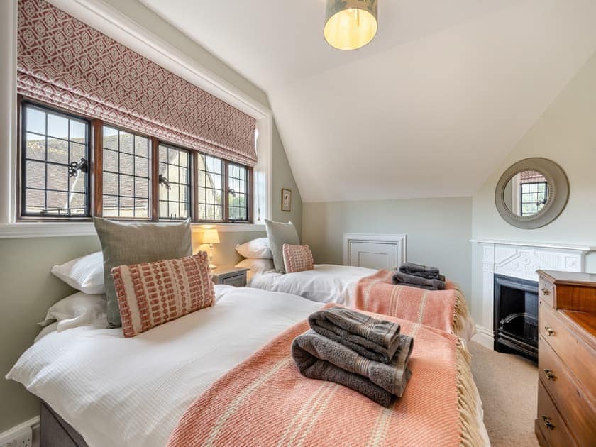 Twin bedroom | The Lodge - Sturminster Retreats, Sturminster Newton