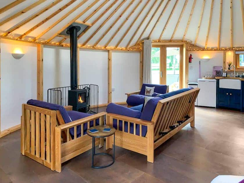 Living area | Butterfly Roundhouse - The Roundhouses, South Walsham