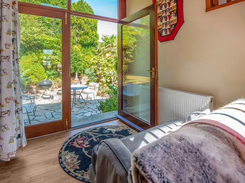 Patio | Frankaborough Cottage - Frankaborough Farm Cottages, Lifton