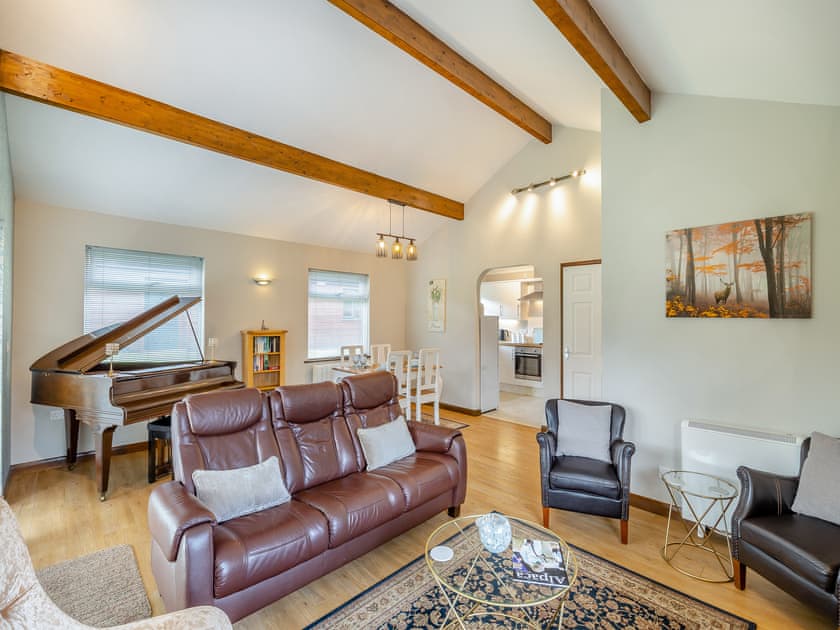 Living area | Oscar Lodge - Birchdale Lodges & Alpaca’s, Norton Disney, near Lincoln