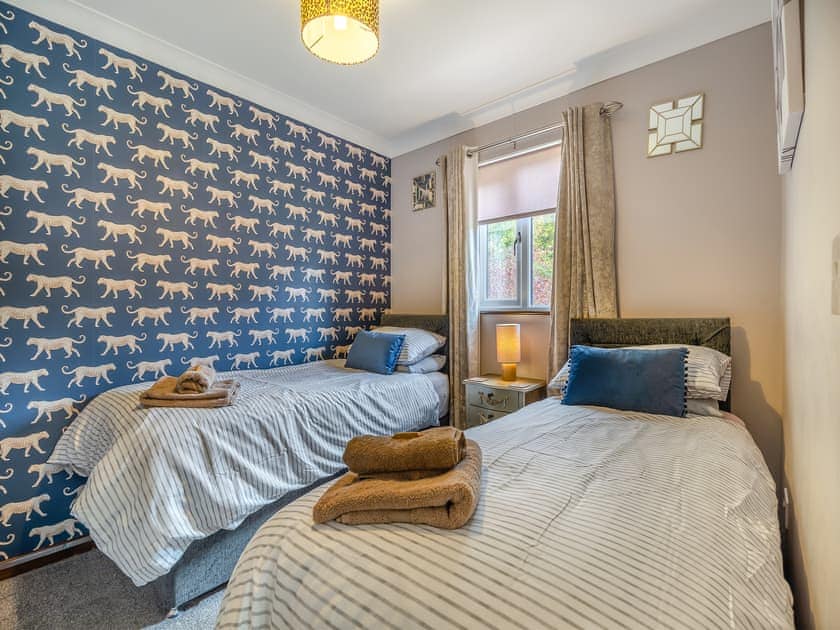Twin bedroom | George Lodge - Birchdale Lodges & Alpaca’s, Norton Disney, near Lincoln