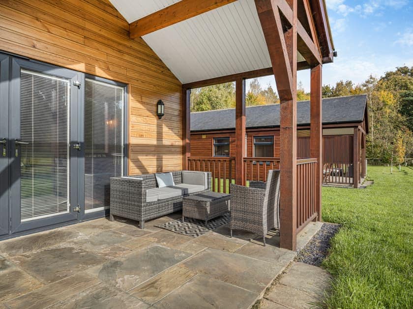 Outdoor area | George Lodge - Birchdale Lodges & Alpaca’s, Norton Disney, near Lincoln