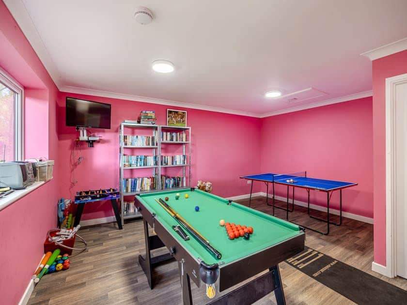 Games room | Winston Lodge - Birchdale Lodges & Alpaca’s, Norton Disney, near Lincoln
