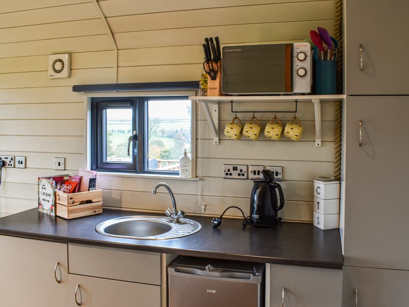 Kitchen | Haul Y Bore - Blaenplwyf Shire Pods, Lampeter Cambrian mountains