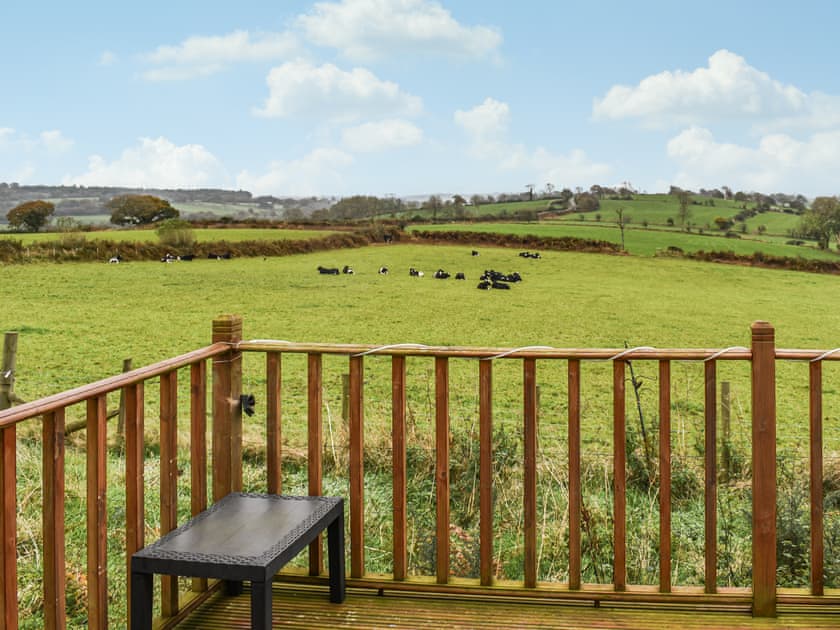 Balcony | Haul Y Bore - Blaenplwyf Shire Pods, Lampeter Cambrian mountains