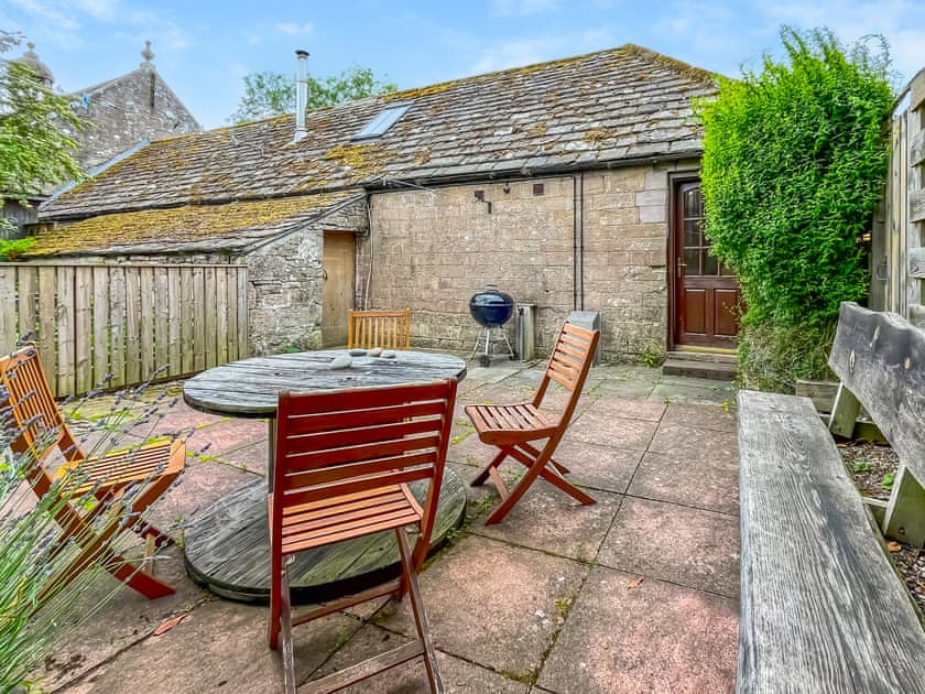 Back patio area  | Farmtoun Cottage, Forfar