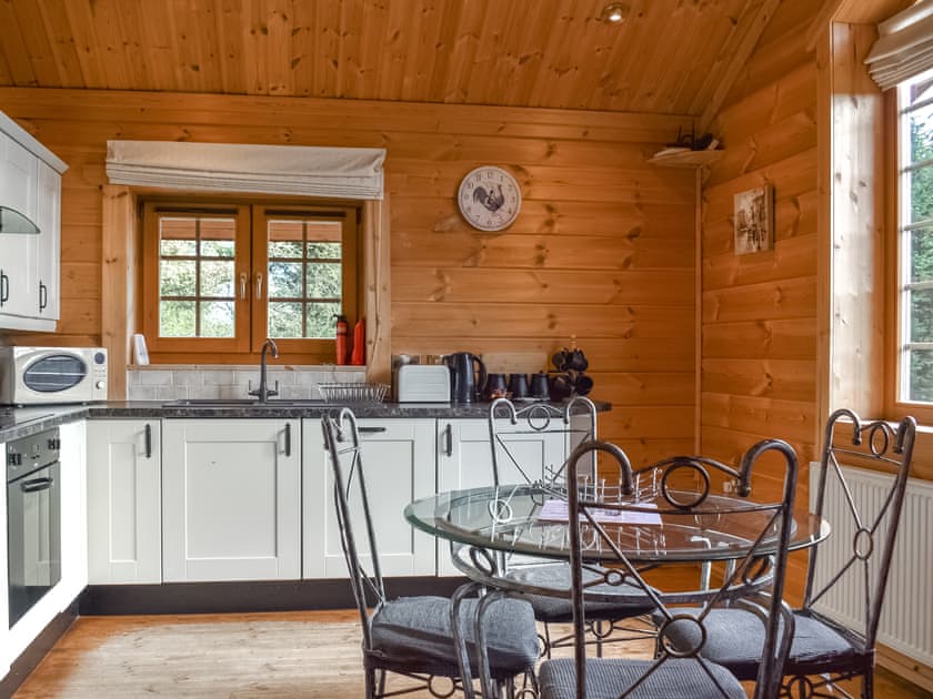 Kitchen/diner | Bluebell - Lowfield Log Cabins, Staintondale near Scarborough