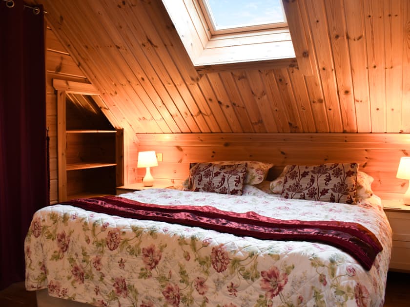 Double bedroom | Foxglove - Lowfield Log Cabins, Staintondale near Scarborough