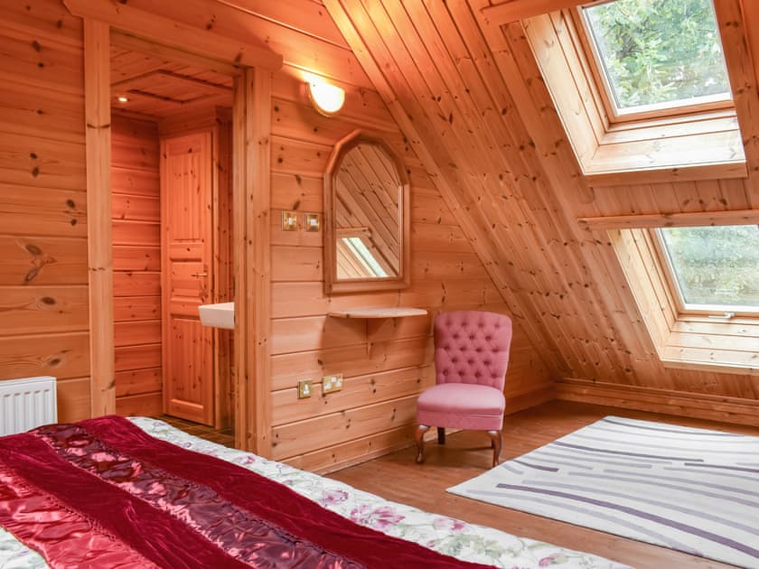 Double bedroom | Foxglove - Lowfield Log Cabins, Staintondale near Scarborough