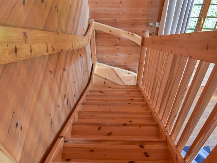 Stairs | Foxglove - Lowfield Log Cabins, Staintondale near Scarborough